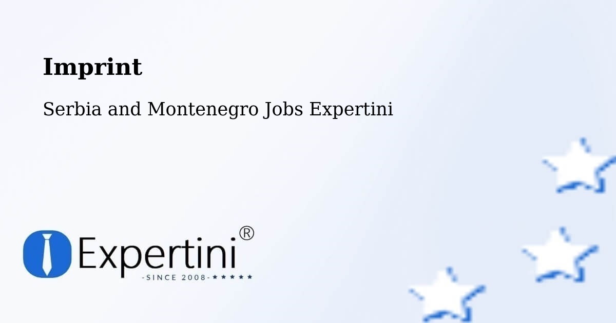 Imprint – Ladysmith - Serbia and Montenegro Jobs Expertini